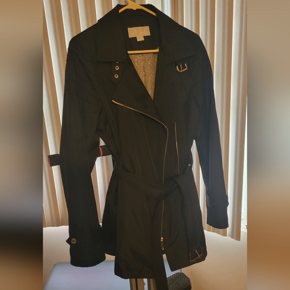 Michael Kors Trench Black Jacket